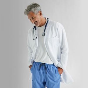 men's medical coat