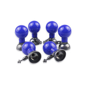 ECG electrode with suction cup