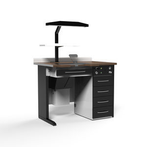 dental laboratory workstation with light