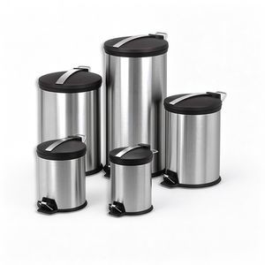 stainless steel waste bin