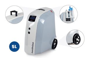 oxygen concentrator on casters