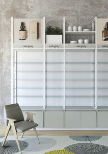 wall-mounted display rack