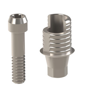 titanium implant abutment