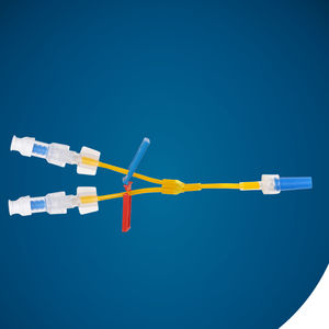 2-way infusion extension line