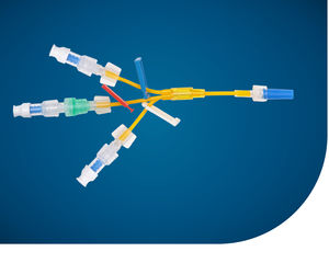 3-way infusion extension line