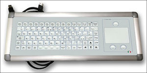 keyboard with touchpad