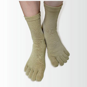copper yarn antimicrobial socks 1