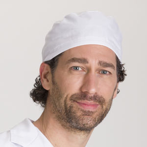 close-fitting scrub cap