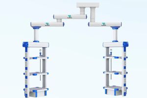 ceiling-mounted double medical pendant