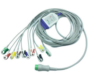 10-wire ECG cable