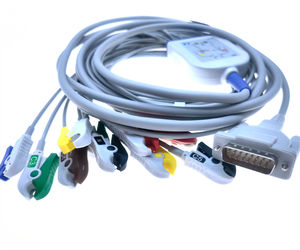 10-wire ECG cable