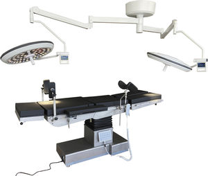 ceiling-mounted surgical light