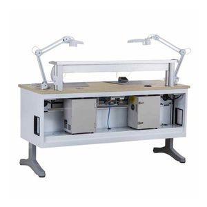 stainless steel dental laboratory workstation