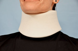 dense foam cervical collar