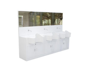 3-station surgical sink
