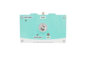 wall-mounted medical gas supply and management unit 1