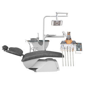 dental unit with adjustable headrest