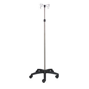 IV pole on casters