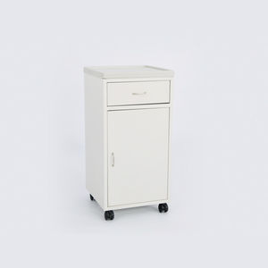 bedside cabinet on casters