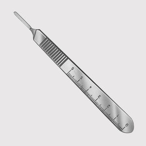 metal handle scalpel handle