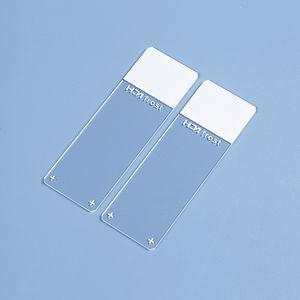 adhesive microscope slide