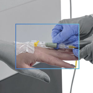 straight infusion connector