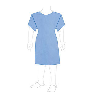 unisex patient gown 1
