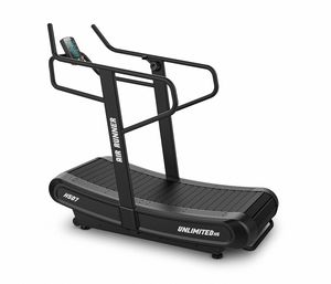 treadmill with handrails