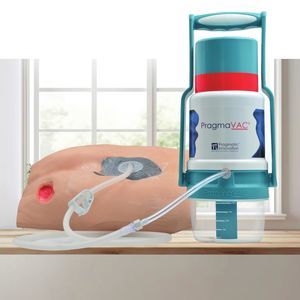 manual negative pressure wound therapy unit