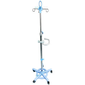 IV stand on casters