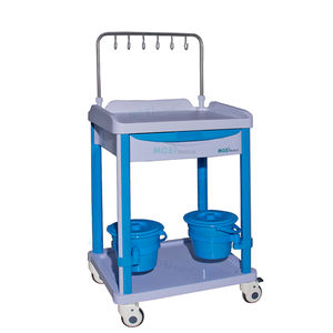trolley with IV pole
