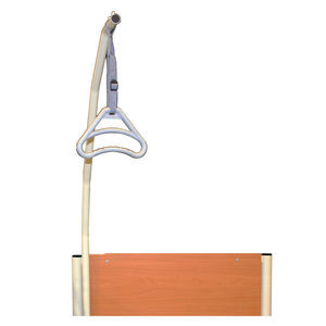 bed-mounted over bed pole hoist