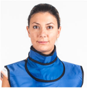 X-ray protective thyroid collar