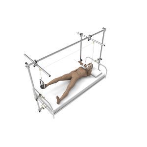 bed-mounted over bed traction pole 1