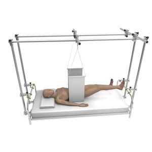 bed-mounted over bed traction pole 1