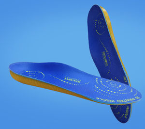 orthopedic insole with plantar pad