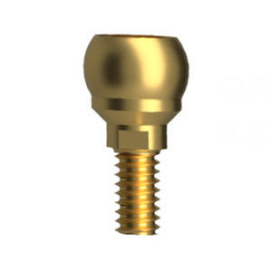 Titanium implant abutment - LEM - BIONICA - external / straight