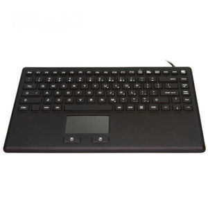 medical keyboard with touchpad