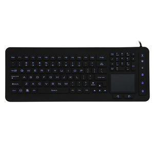 medical keyboard with touchpad