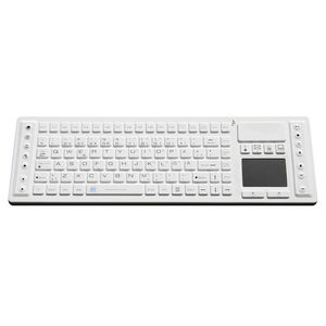 medical keyboard with touchpad