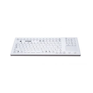 medical keyboard with touchpad