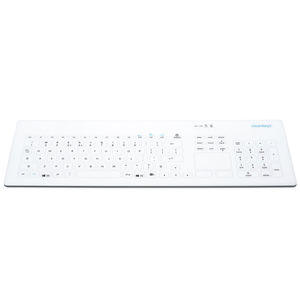 medical keyboard with touchpad