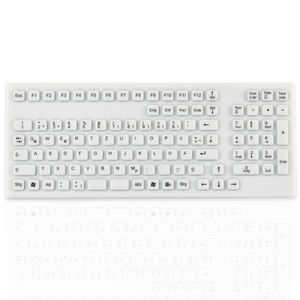 medical keyboard with touchpad