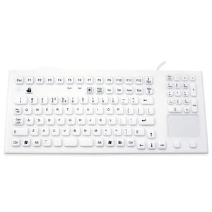 medical keyboard with touchpad