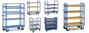 trolley with shelf