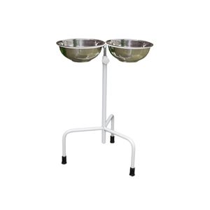 double bin surgical basin stand