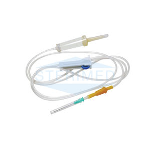 infusion set with particle contamination filter 1
