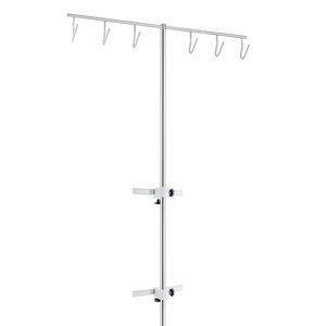 rail-mounted IV pole