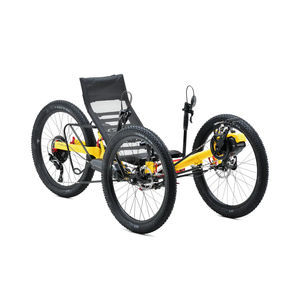 crank-propelled recumbent bicycle