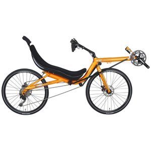 crank-propelled recumbent bicycle